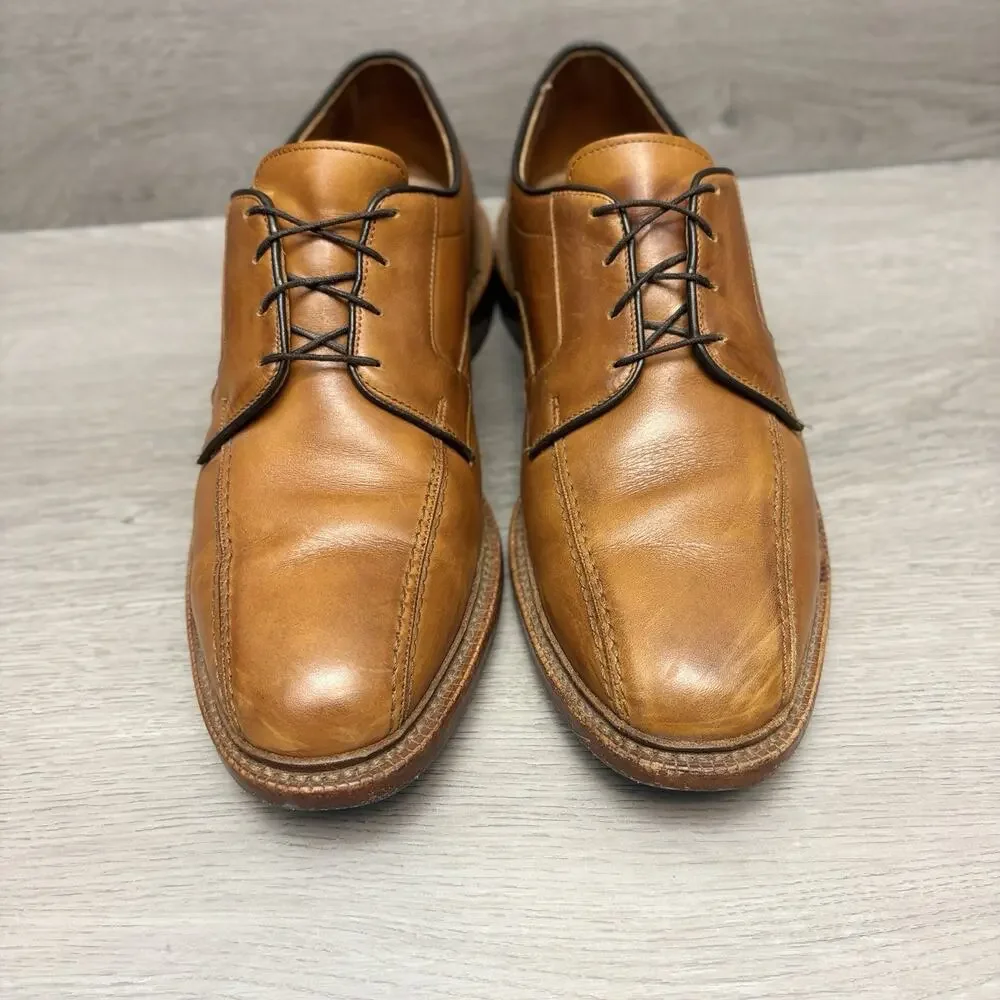 Allen Edmonds Leather Oxford Shoes Hillcrest Bicycle Toe Lace Up Dress Shoes 11D